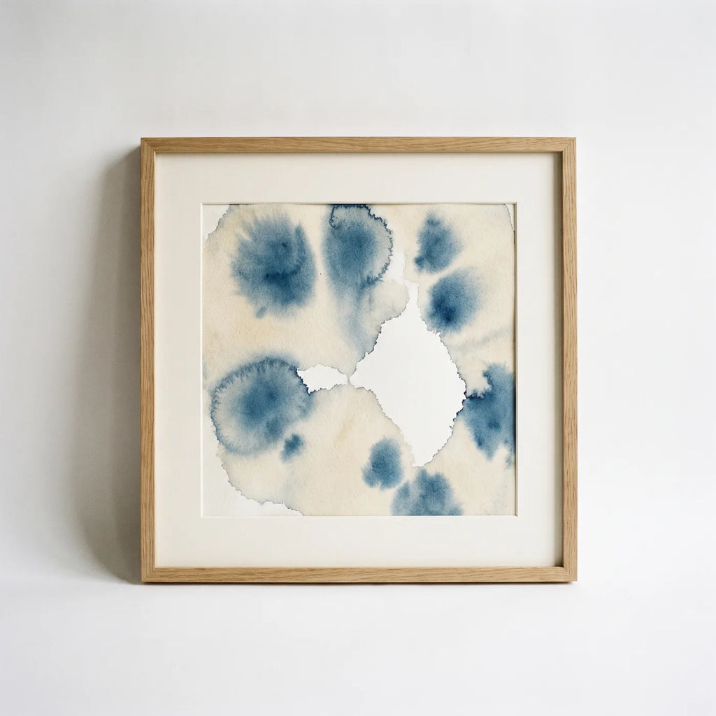 Œuvre Gouttes Bleues