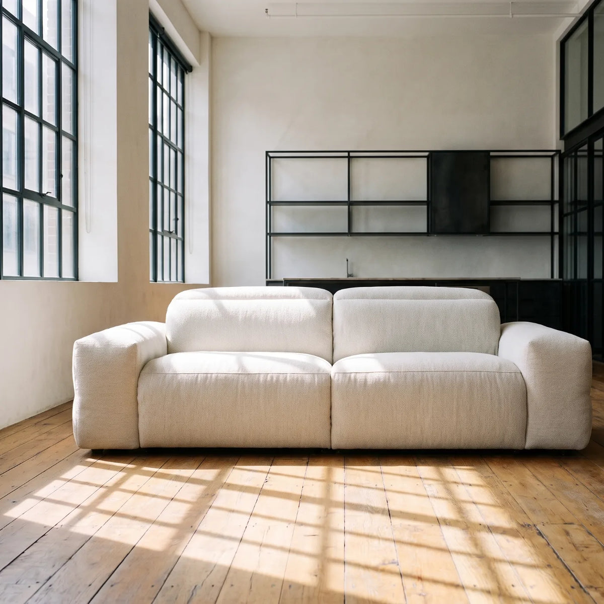 Jaron Performance Fabric Recliner Sofa